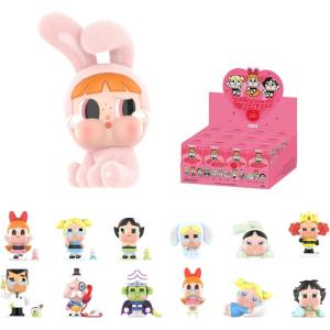 imagePOP MART CRYBABY x Powerpuff Girls Series Figures 12PCs CRYBABY Blind Box Figures Random Design Action Figures Collectible Toys Home Decorations Holiday Birthday Gifts for Girls and Boys Whole SetCrybaby X Powerpuff Girls Series