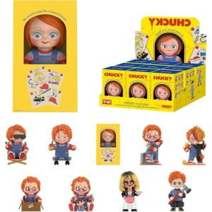 imagePOP MART Chucky Franchise Series Blind Box Figures Collectible Toys Spooky Home Decorations Holiday for Girls and Boys Single BoxWhole Set