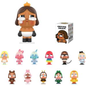imagePOP MART Crybaby Crying Again Series Figures Crybaby Blind Box Figures Random Design Action Figures Collectible Toys Home Decorations Holiday Birthday Gifts Single BoxCrybaby Crying Again