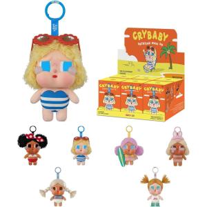 imagePOP MART Crybaby Vacation Mode On SeriesVinyl Plush Pendant Blind Box Collectible Toys Holiday Birthday Gifts for Girls and Boys Single BoxWhole Set
