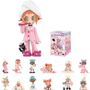 imagePOP MART Lil Peach Riot Sleepover Series Blind Box Figures Random Design Action Figures Collectible Toys Home Decorations Holiday Birthday Gifts for Girls and Boys Whole SetLil Peach Riot Sleepover Series Figures