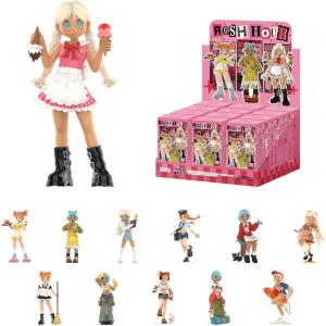 imagePOP MART Peach Riot Rush Hour Series Figures Blind Box Figures Random Design Action Figures Collectible Toys Home Decorations Holiday Birthday Gifts for Girls and Boys Single BoxPeach Riot Rush Hour Series Figures