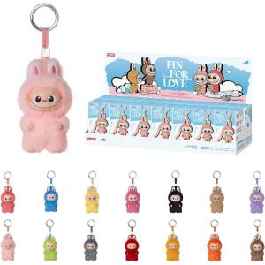 imagePOP MART The Monsters Pin for Love SeriesVinyl Plush Blind Box NZ Labubu Collectible Toys Holiday Birthday Gifts for Girls and Boys Single BoxWhole Set