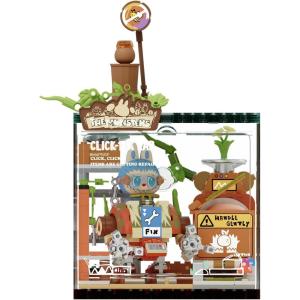 imageThe Monsters Forest Secret Base Series BlocksClickFix Lab Labubu Building Toy Set Interactive Building Toy for Kids Boys and GirlsClickFix Lab