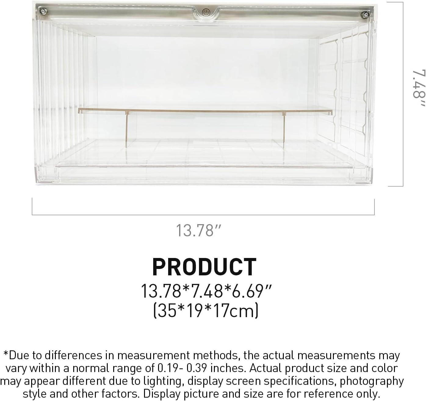 imagePOP MART 100 Assemblable Lighted Display Container Display Container Case for Blind Box Toys Collection