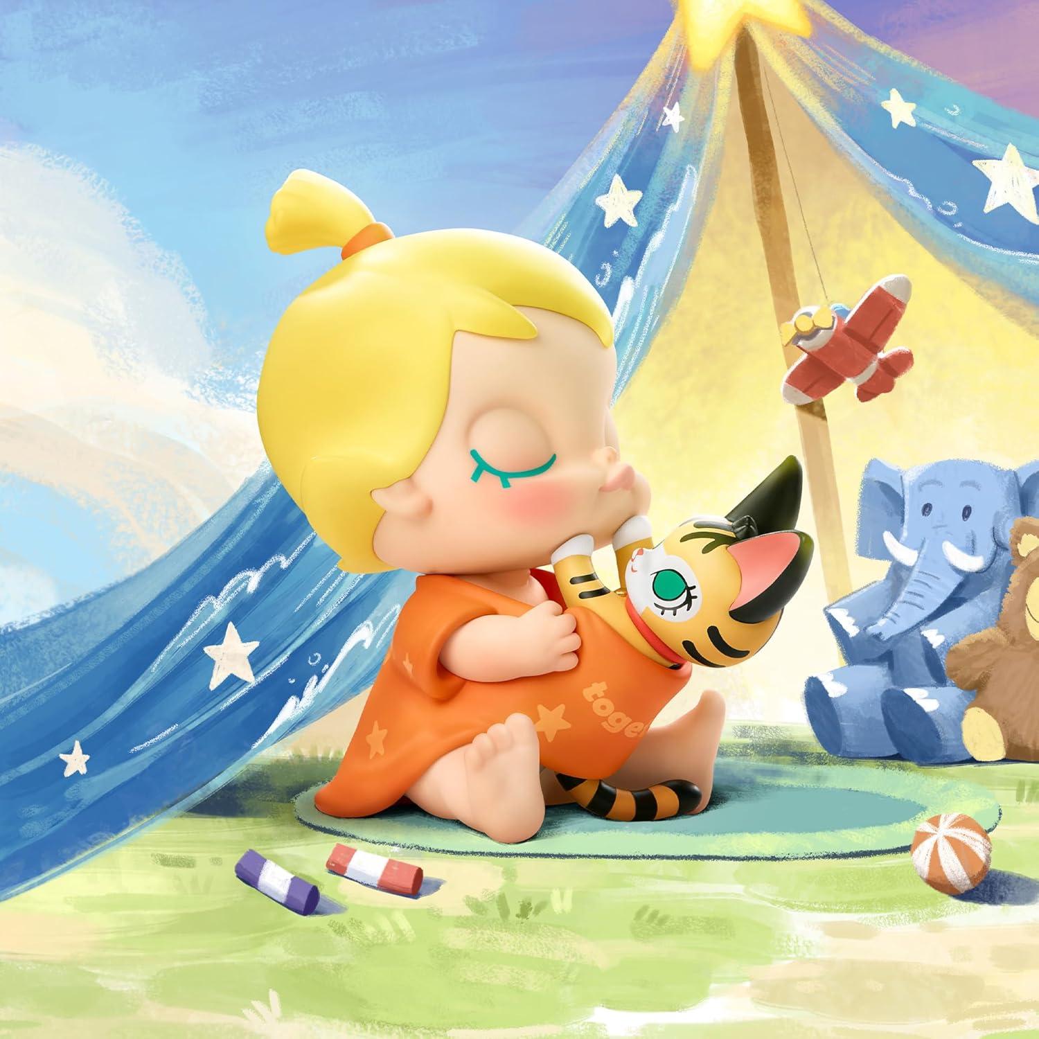 imagePOP MART Baby Molly My Huggable Discovery Series Figures 12PCs Blind Box Figures Random Design Action Figures Collectible Toys Home Decorations Holiday Birthday Gifts Whole SetBaby Molly My Huggable Discovery Series