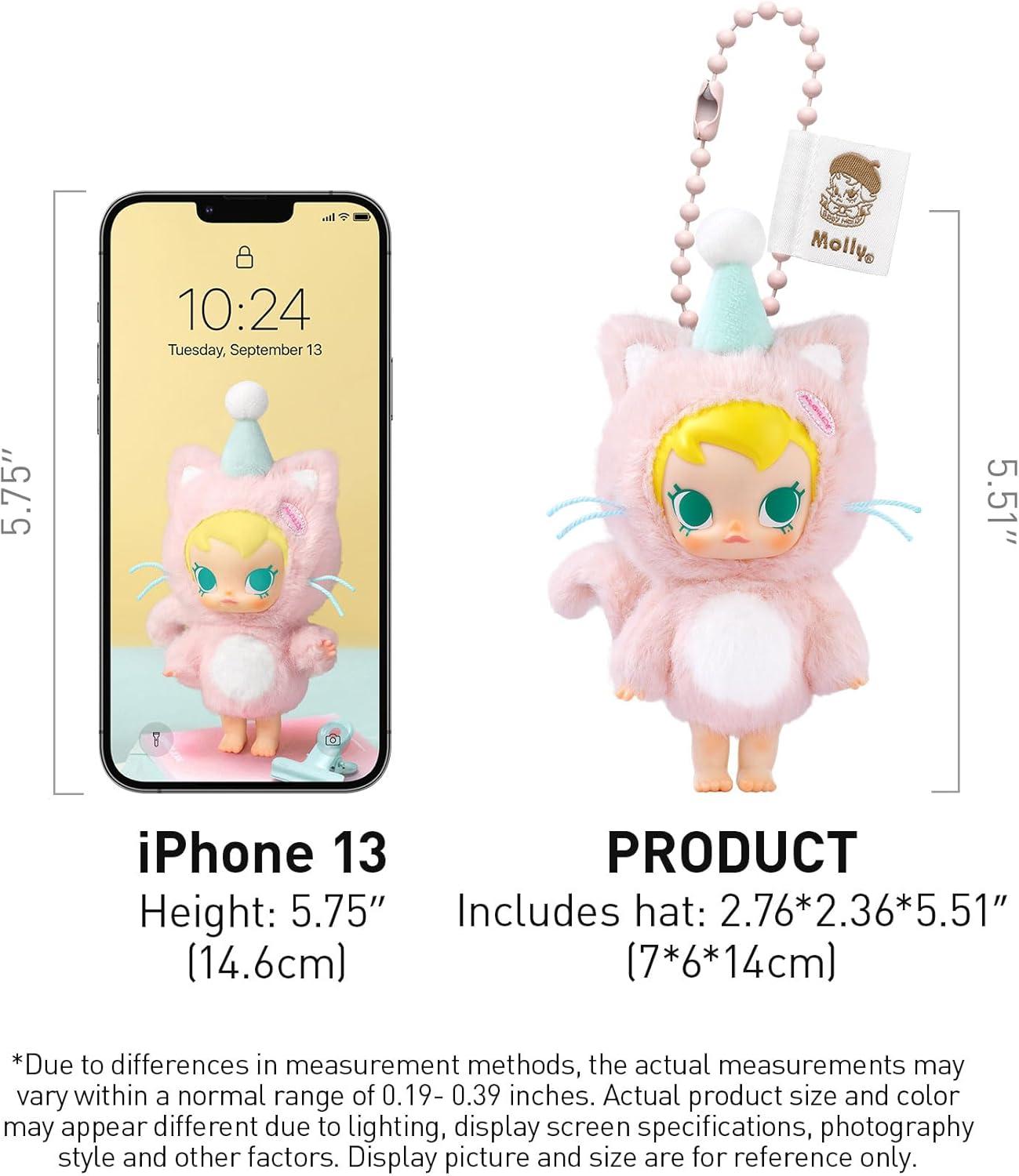 imagePOP MART Baby Molly Pocket Friends SeriesVinyl Plush Pendant Blind Box Figures Random Design Action Figures Collectible Toys Home Decorations Single BoxBaby Molly Pocket Friends