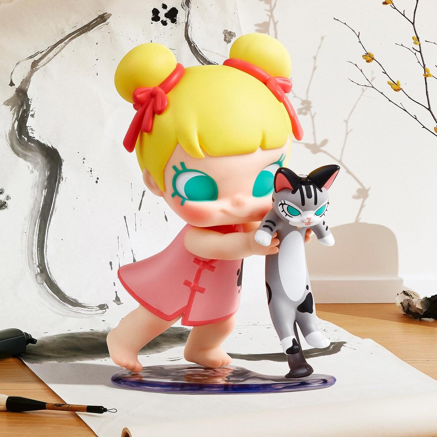 imagePOP MART Baby Molly ampamp Baby Tabby Series Figures Blind Box Figures Random Design Action Figures Collectible Toys Home Decorations Holiday Birthday Gifts for Girls and Boys Single BoxBaby Molly  Baby Tabby Series