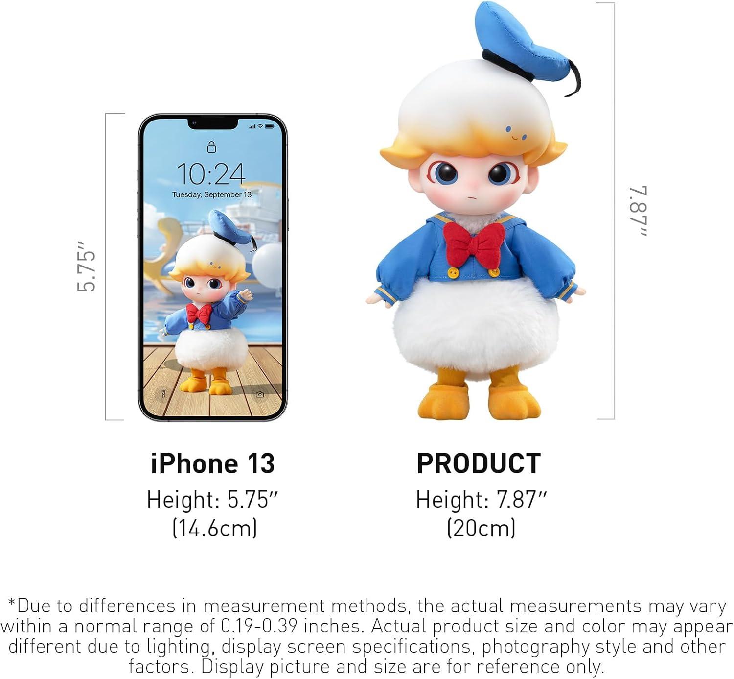 imagePOP MART DIMOO Donald Duck 18 Action Figure 585 inches Height Toys for Modern Home Decor Collectible Toy Set for Desk Accessories 1PC