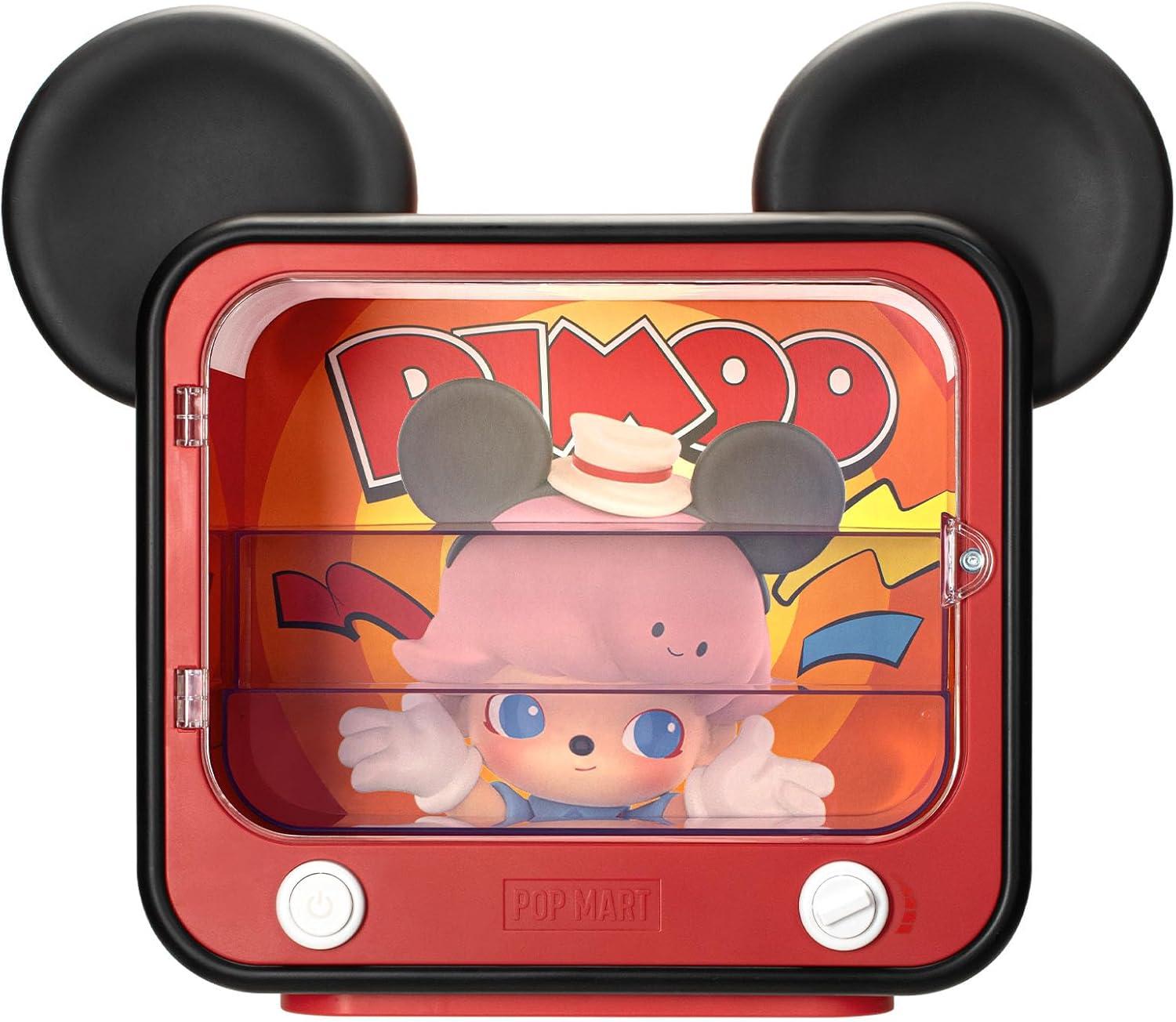 imagePOP MART DIMOO World  Disney SeriesTV Set Luminous Display Container Display Container Case for Blind Box Toys Collection