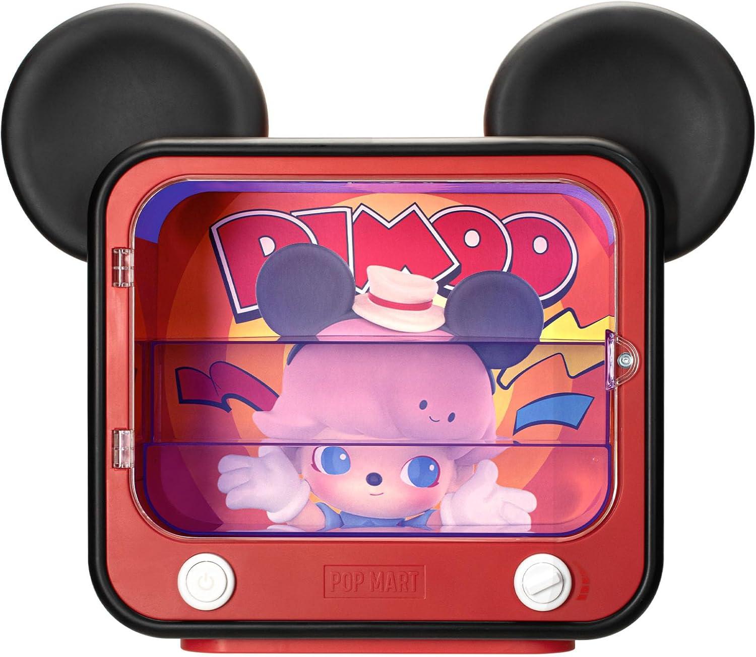 imagePOP MART DIMOO World  Disney SeriesTV Set Luminous Display Container Display Container Case for Blind Box Toys Collection