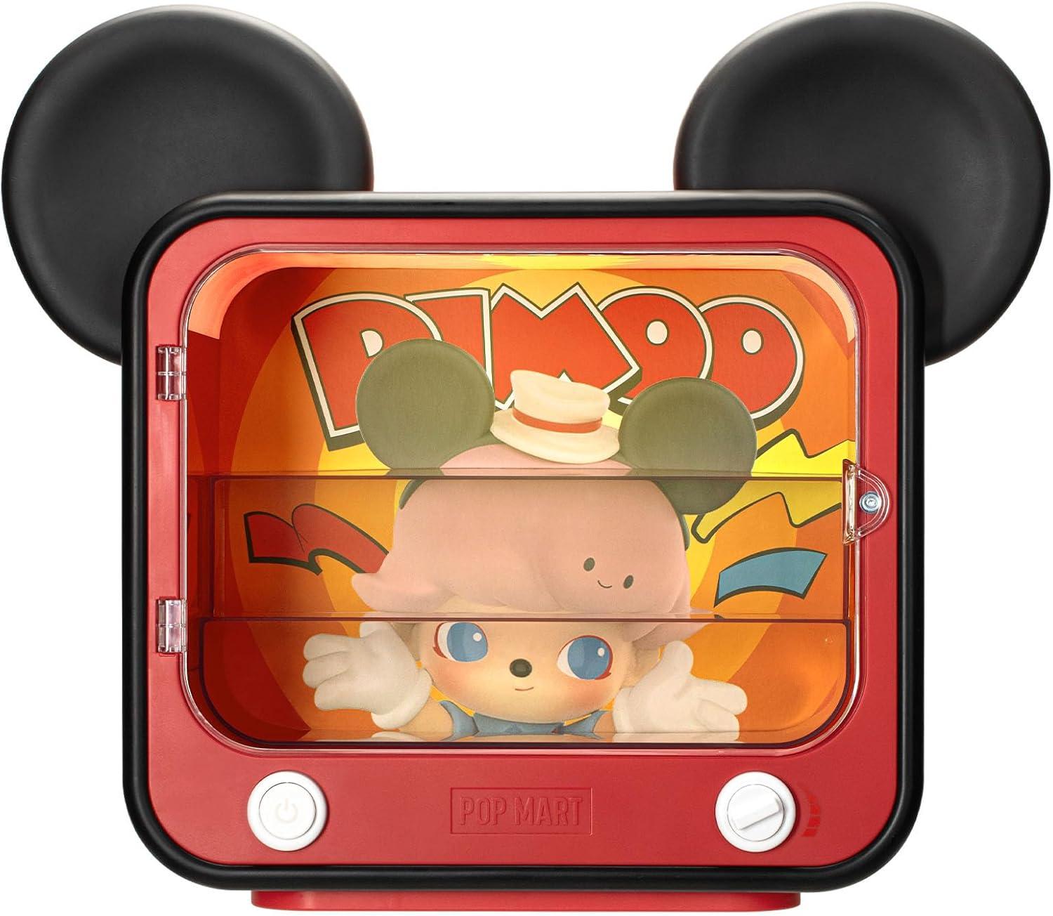 imagePOP MART DIMOO World  Disney SeriesTV Set Luminous Display Container Display Container Case for Blind Box Toys Collection