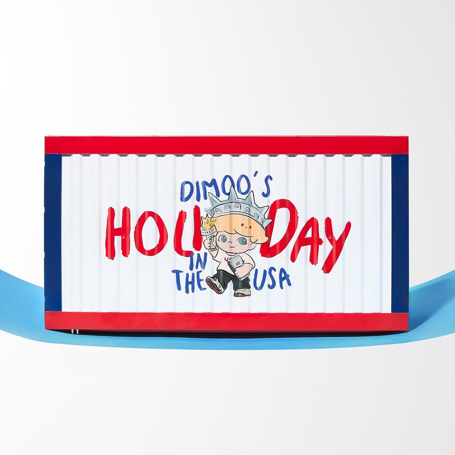 imagePOP MART DIMOOS Holiday in The USA SeriesLuminous Display ContainerDisplay Container Case for Blind Box Toys Collection