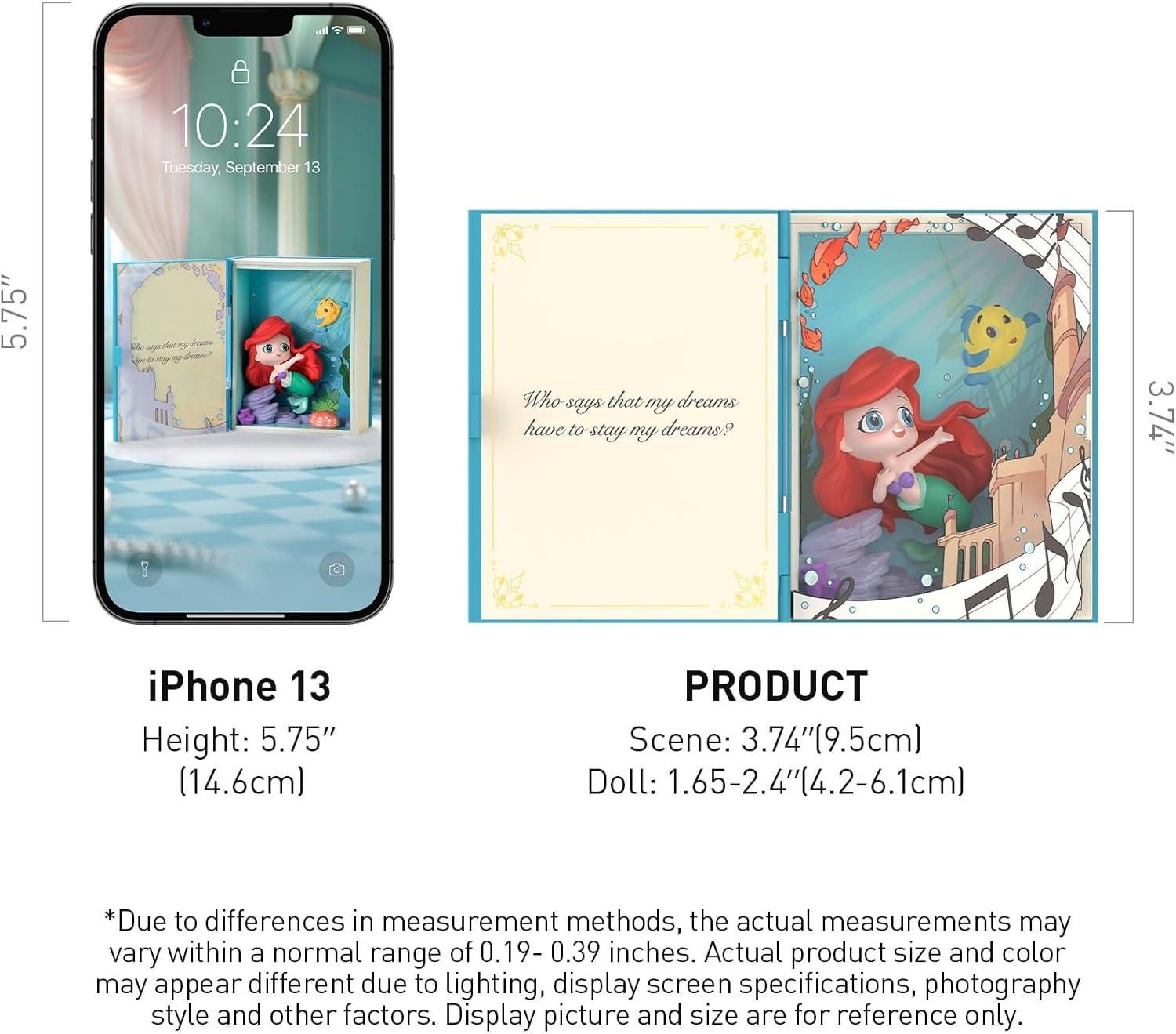 imagePOP MART Disney Princess Fairy Tale Series Scene Figures Blind Box Figures Random Design Action Figures Collectible Toys Home Decorations Single BoxDisney Princess