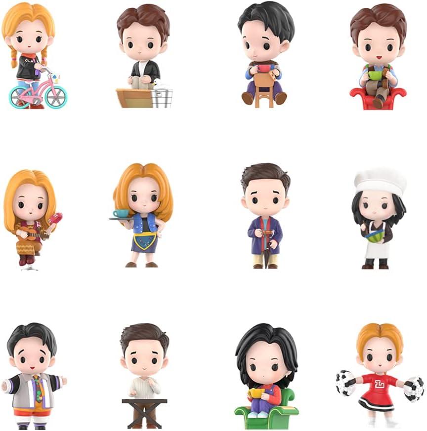 imagePOP MART Friends Best Memories Series Friends Blind Box Figures Random Design Action Figures Collectible Toys Home Decorations Holiday Birthday Gifts for Girls and Boys Single Box