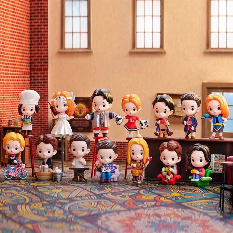 imagePOP MART Friends Best Memories Series Friends Blind Box Figures Random Design Action Figures Collectible Toys Home Decorations Holiday Birthday Gifts for Girls and Boys Single Box