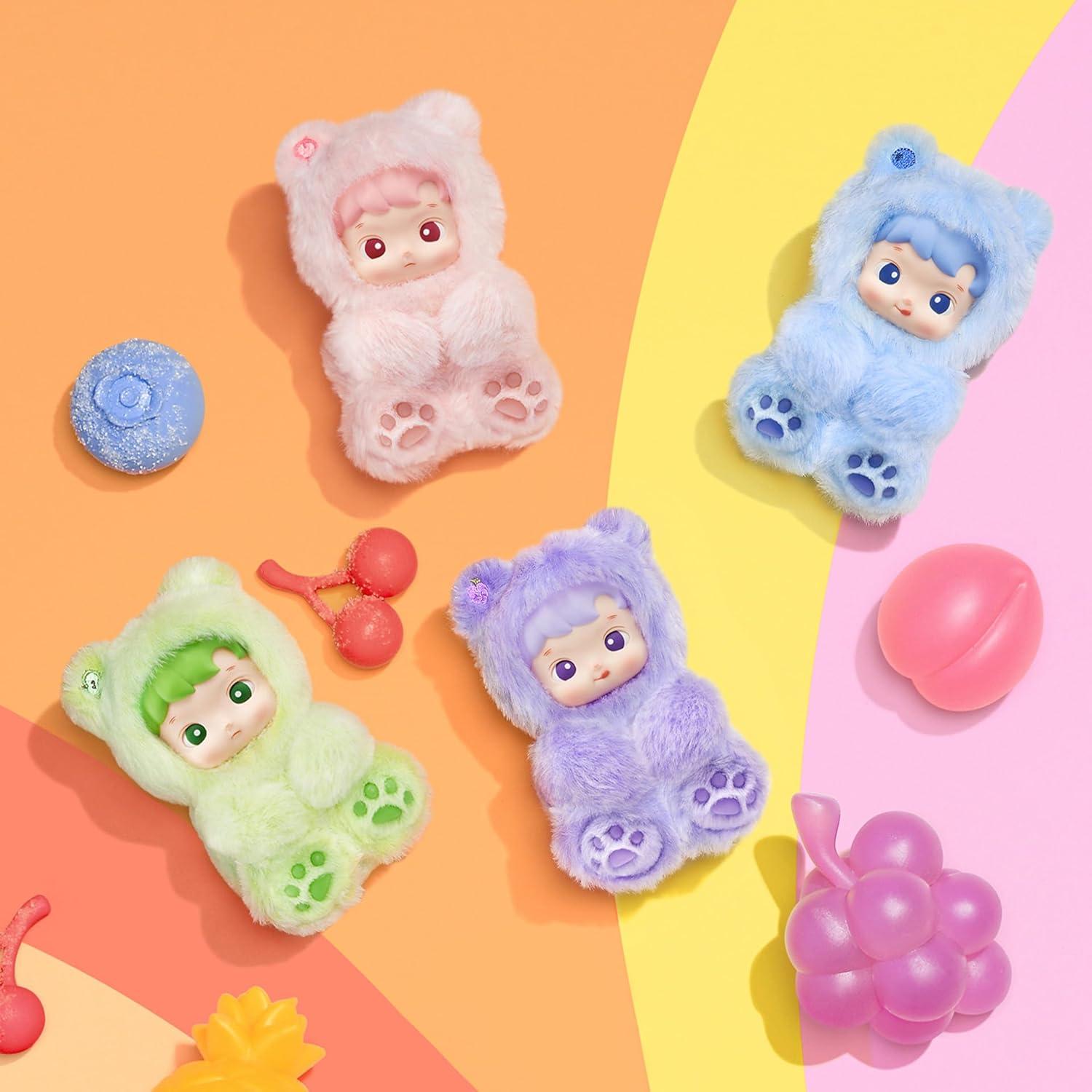 imagePOP MART HACIPUPU Gummy Bear SeriesVinyl Plush Pendant Blind Box Random Design Action Figures Collectible Toys Decorations Holiday Birthday Gifts for Girls and Boys Single BoxHacipupu Gummy Bear Seriesvinyl Plush Pendant