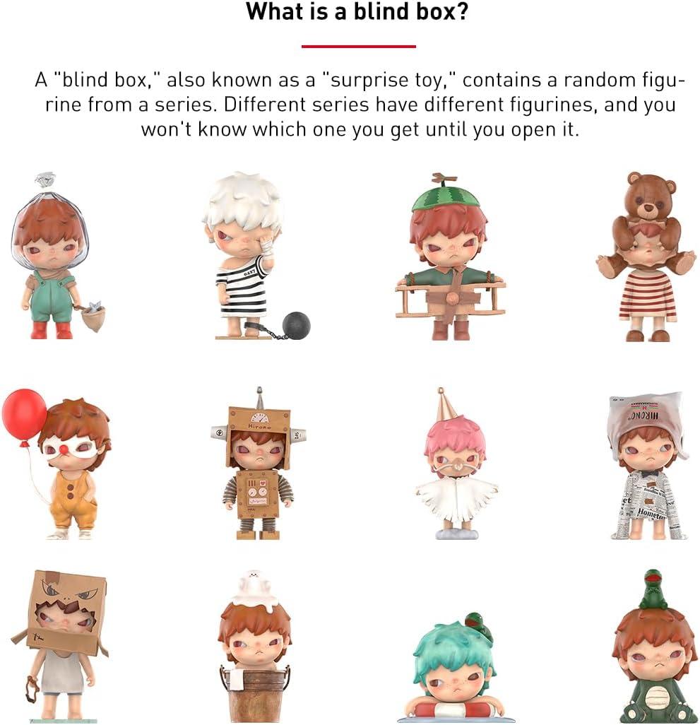 imagePOP MART HIRONO Little Mischief Series 12PCs Hirono Blind Box Figures Random Design Action Figures Collectible Toys Home Decorations Holiday Birthday Gifts for Girls and Boys Whole SetLittle Mischief
