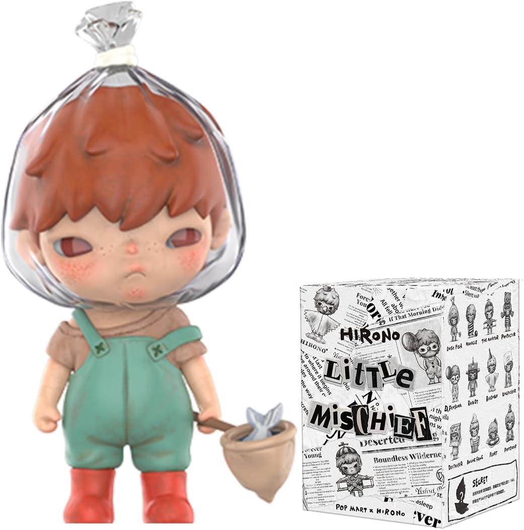 imagePOP MART HIRONO Little Mischief Series 12PCs Hirono Blind Box Figures Random Design Action Figures Collectible Toys Home Decorations Holiday Birthday Gifts for Girls and Boys Whole SetLittle Mischief