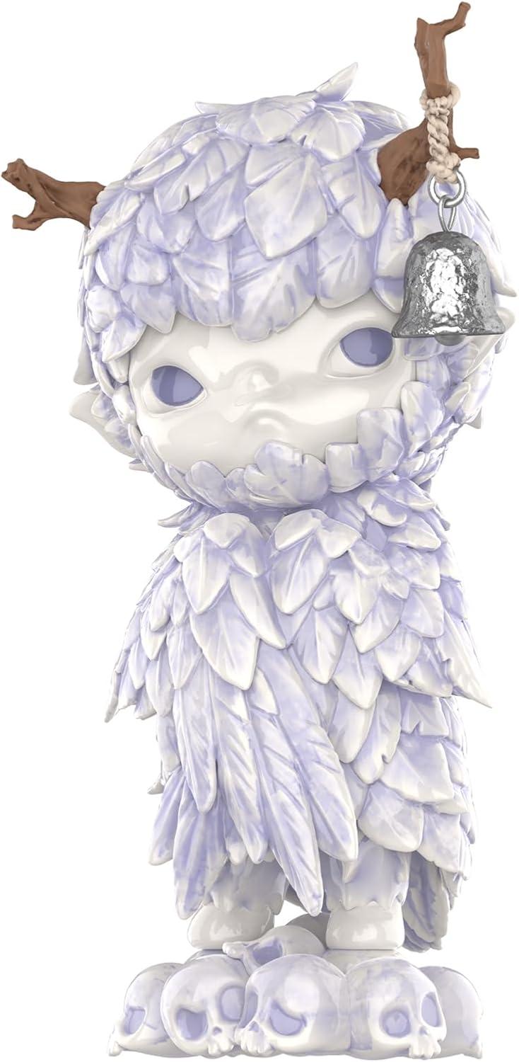 imagePOP MART Hirono Ceramic Feather Figurine Toys for Modern Home Decor Collectible Toy Set for Desk Accessories 1PC