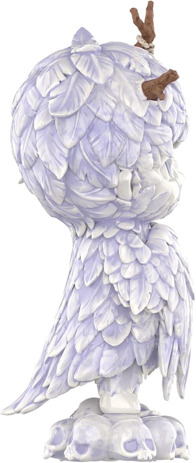 imagePOP MART Hirono Ceramic Feather Figurine Toys for Modern Home Decor Collectible Toy Set for Desk Accessories 1PC