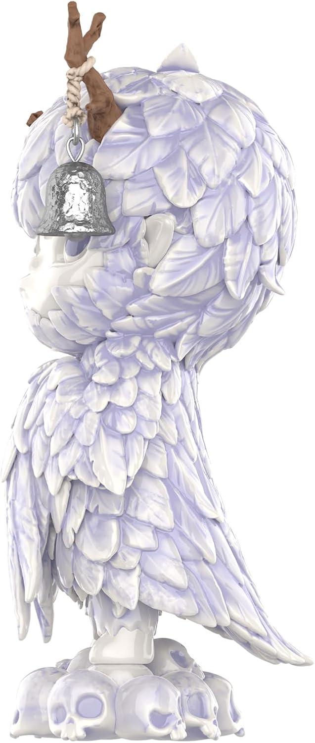 imagePOP MART Hirono Ceramic Feather Figurine Toys for Modern Home Decor Collectible Toy Set for Desk Accessories 1PC