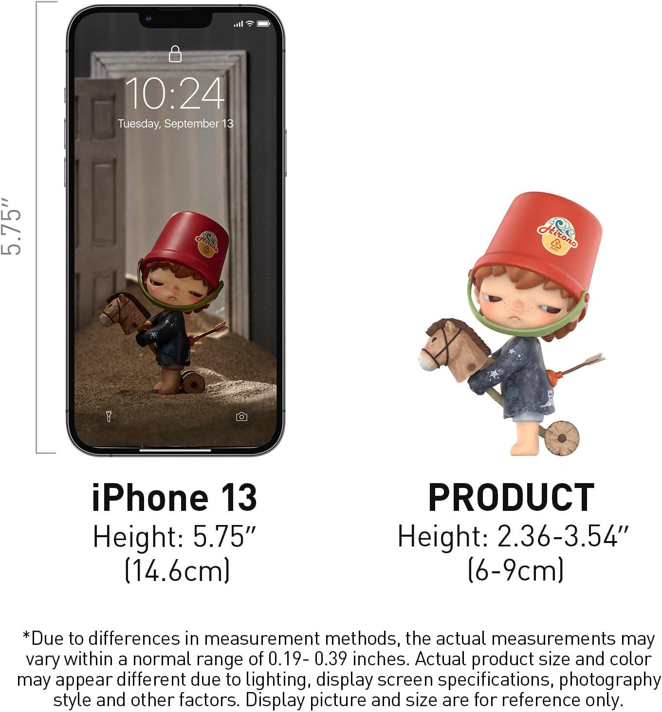 imagePOP MART Hirono Echo Series Figures Hirono Blind Box Figures Random Design Action Figures Collectible Toys Home Decorations Holiday Birthday Gifts for Girls and Boys Single BoxHirono Echo Series Figures