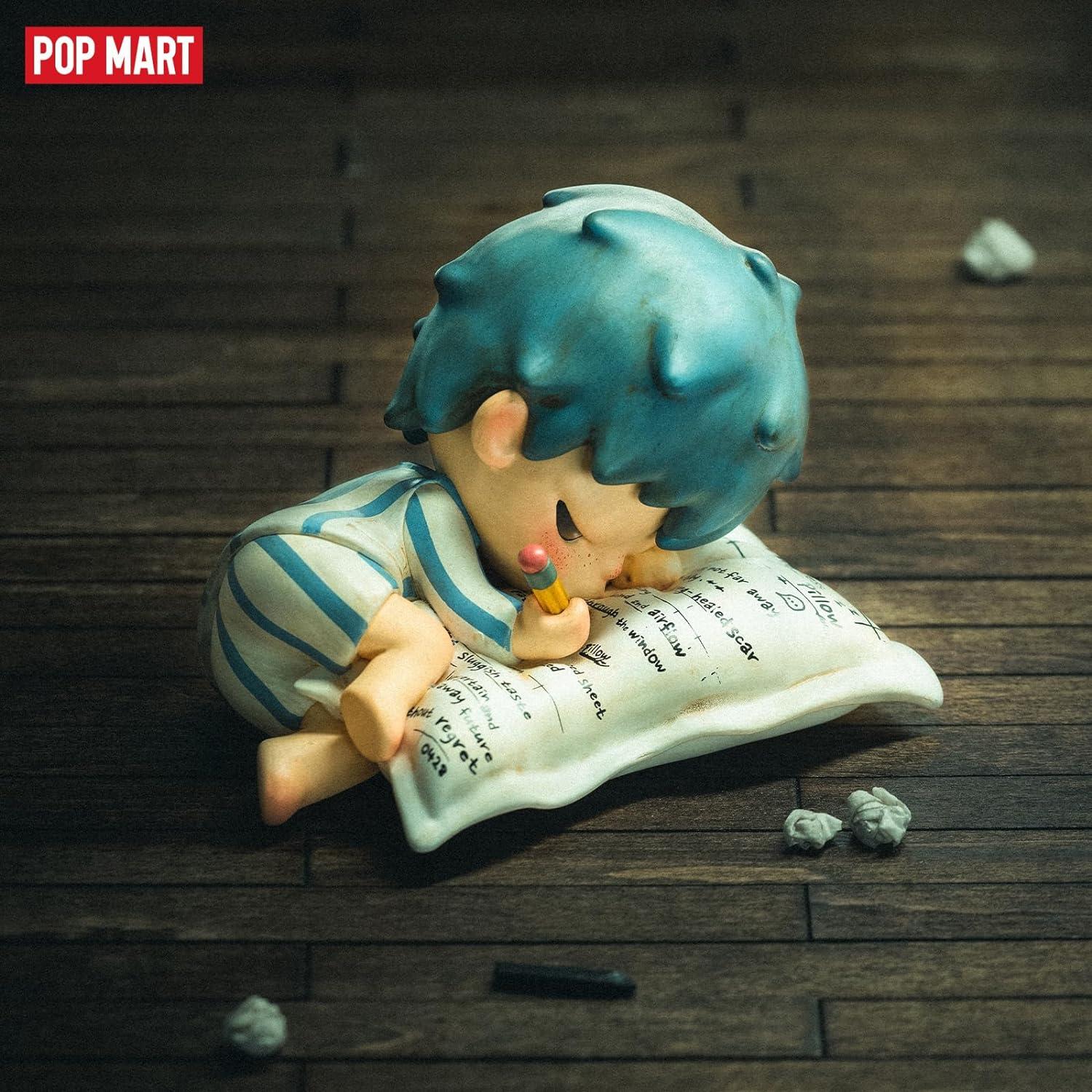 imagePOP MART Hirono Mime Series Figures 12PCs Hirono Blind Box Figures Random Design Action Figures Collectible Toys Home Decorations Holiday Birthday Gifts for Girls and Boys Whoel SetMime