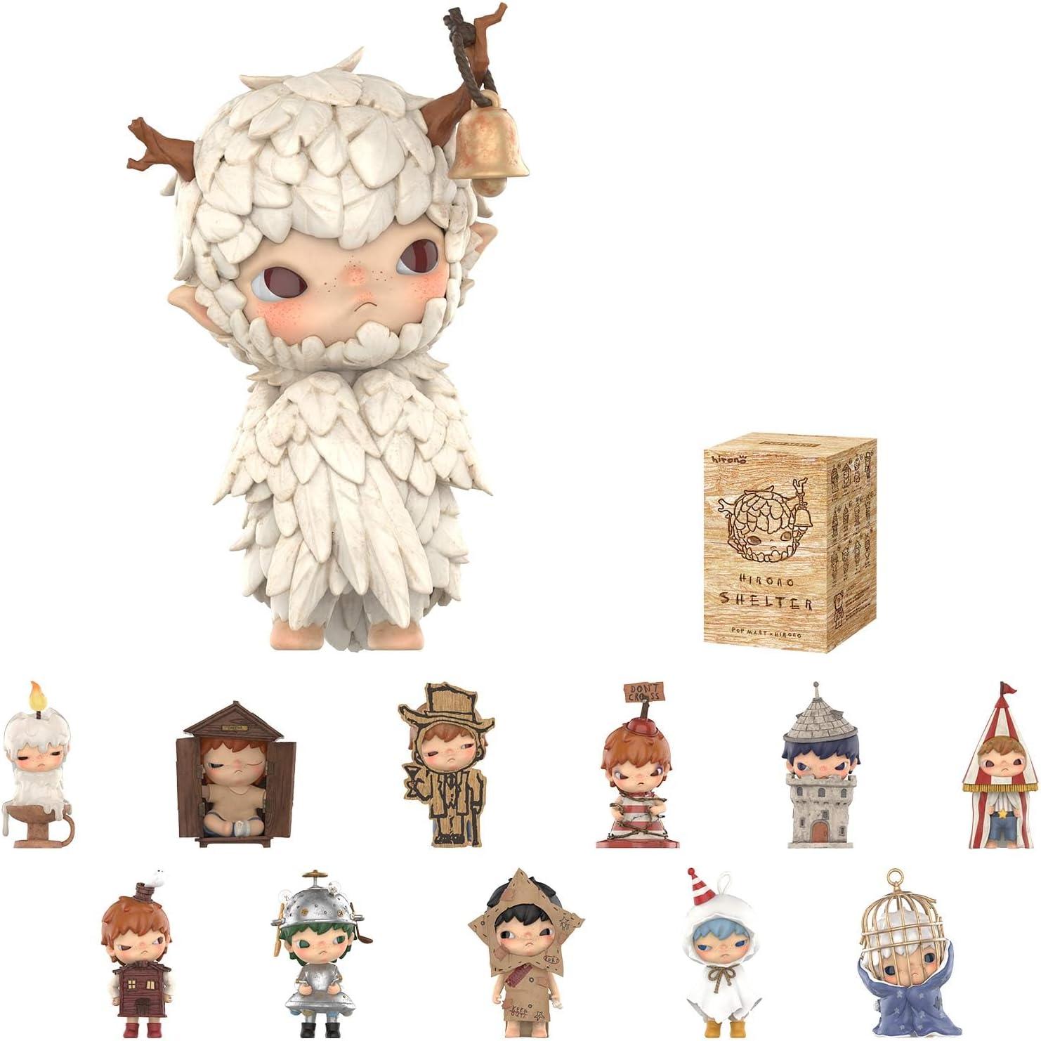 imagePOP MART Hirono Shelter Series Figures 12PCs HIRONO Blind Box Figures Random Design Action Figures Collectible Toys Home Decorations Holiday Birthday Gifts for Boys and Girls Whole SetHirono Shelter Series Figures
