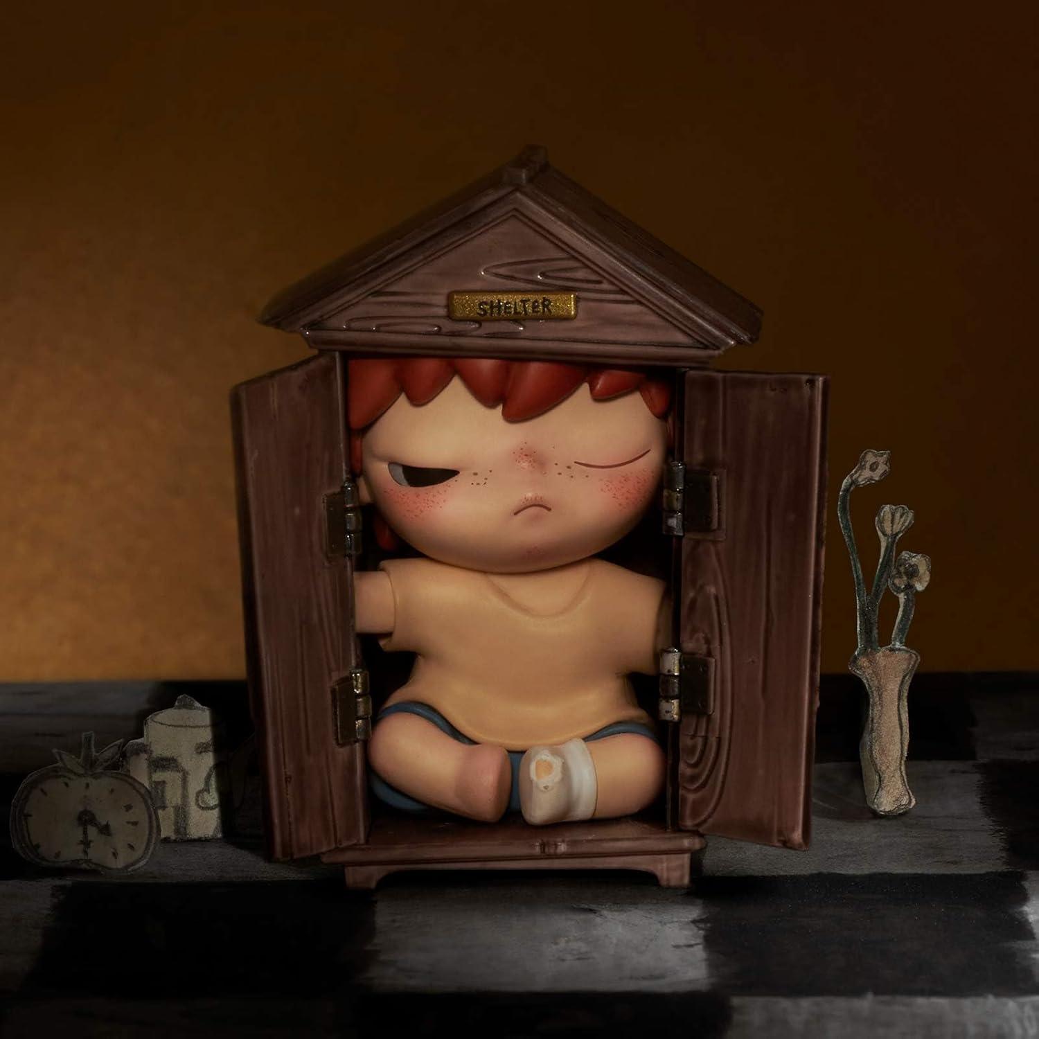 imagePOP MART Hirono Shelter Series Figures 12PCs HIRONO Blind Box Figures Random Design Action Figures Collectible Toys Home Decorations Holiday Birthday Gifts for Boys and Girls Whole SetHirono Shelter Series Figures