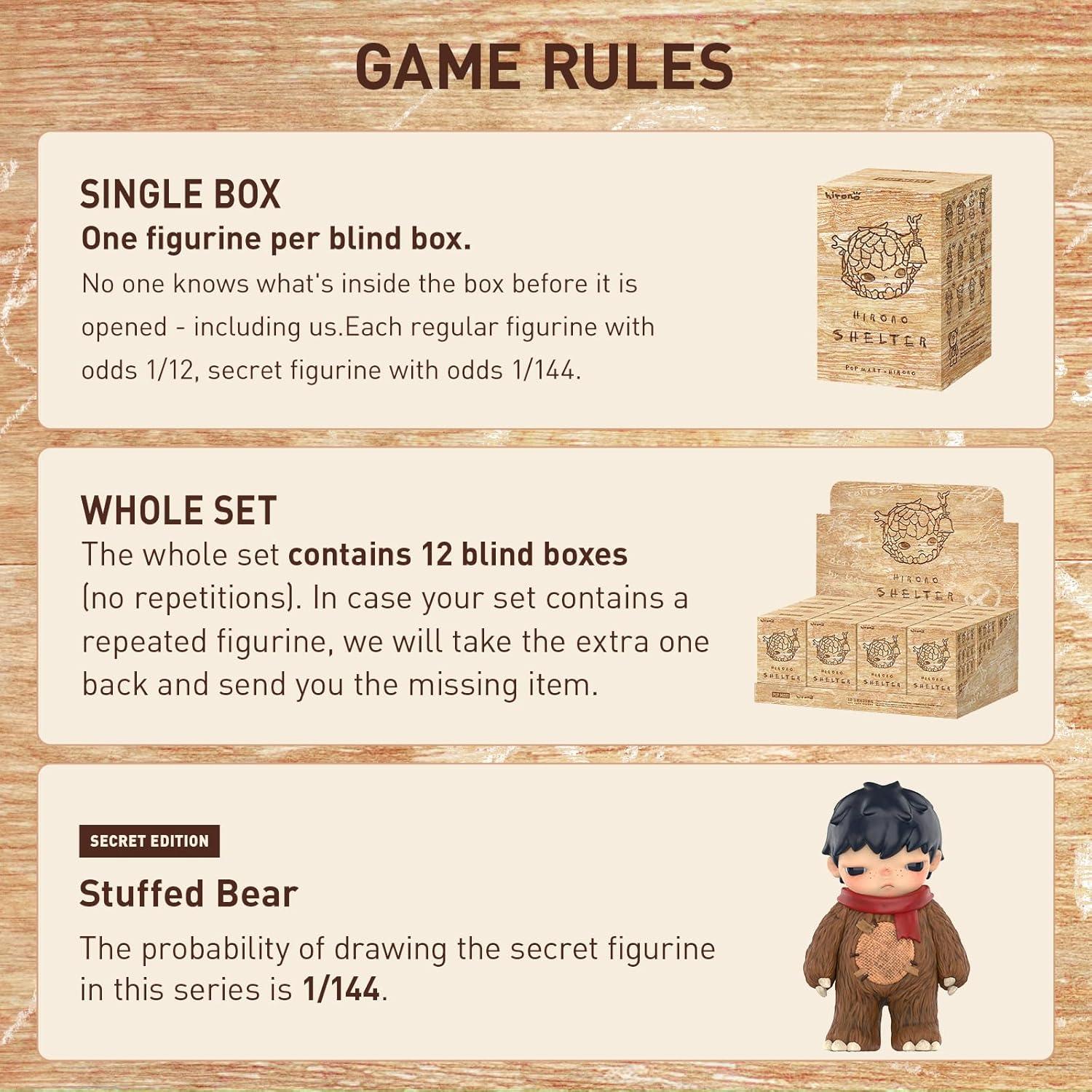 imagePOP MART Hirono Shelter Series Figures 12PCs HIRONO Blind Box Figures Random Design Action Figures Collectible Toys Home Decorations Holiday Birthday Gifts for Boys and Girls Whole SetHirono Shelter Series Figures