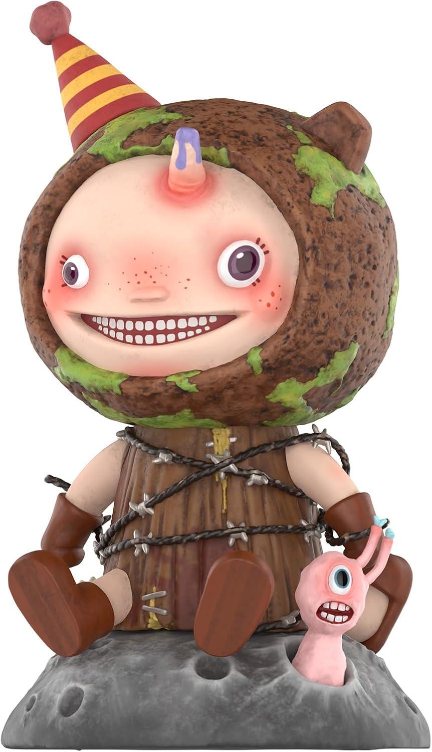 imagePOP MART Hirono x Polar Symbiosis Figure 394 inches Height Toys for Modern Home Decor Collectible Toy Set for Desk Accessories 1PC