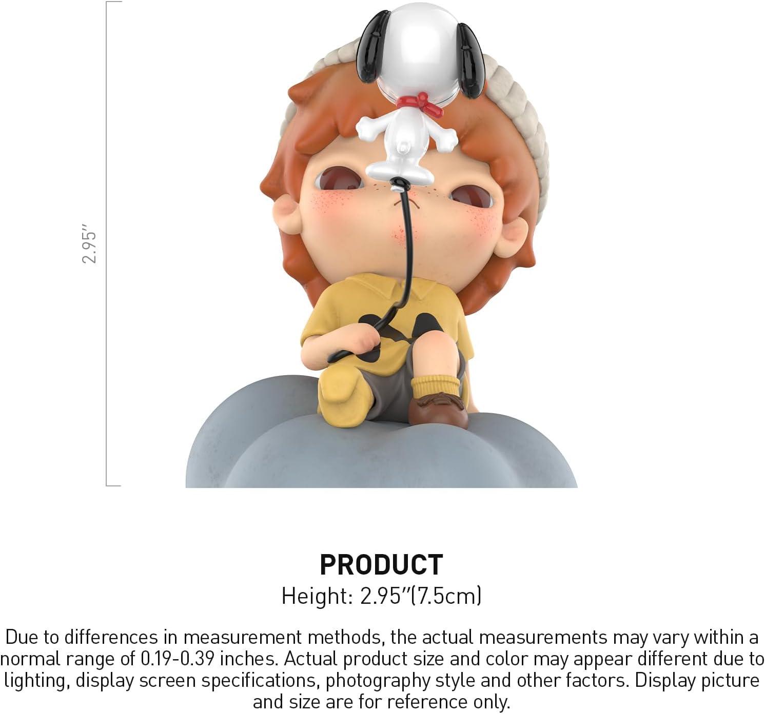 imagePOP MART Hirono x Snoopy Figurine Toys for Mordern Home Dcor Collectible Art Toy 1PC