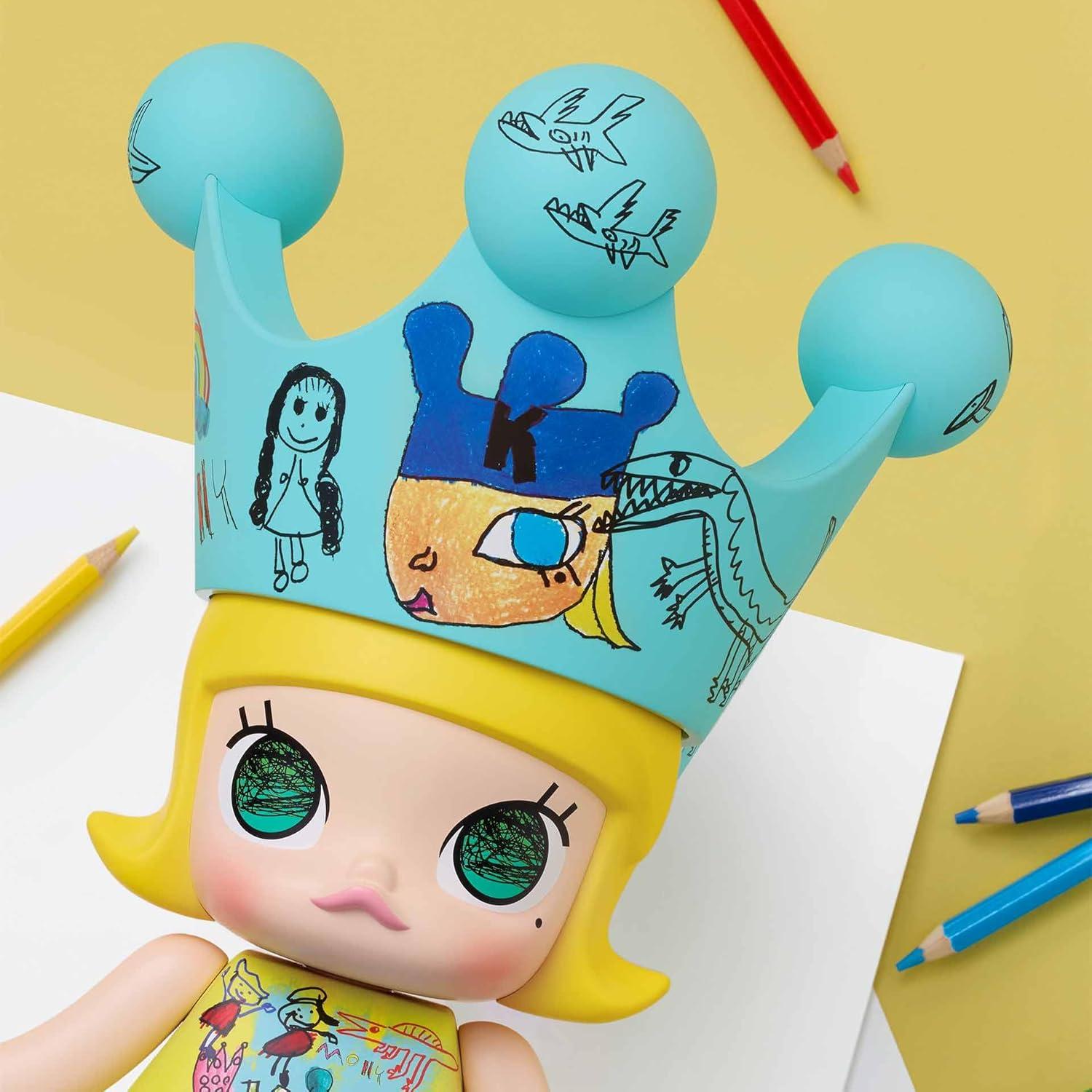 imagePOP MART MEGA Royal Molly 400 Childishness 1516in385cm Figurine Toys for Mordern Home Dcor Collectible Art Toy 1PC