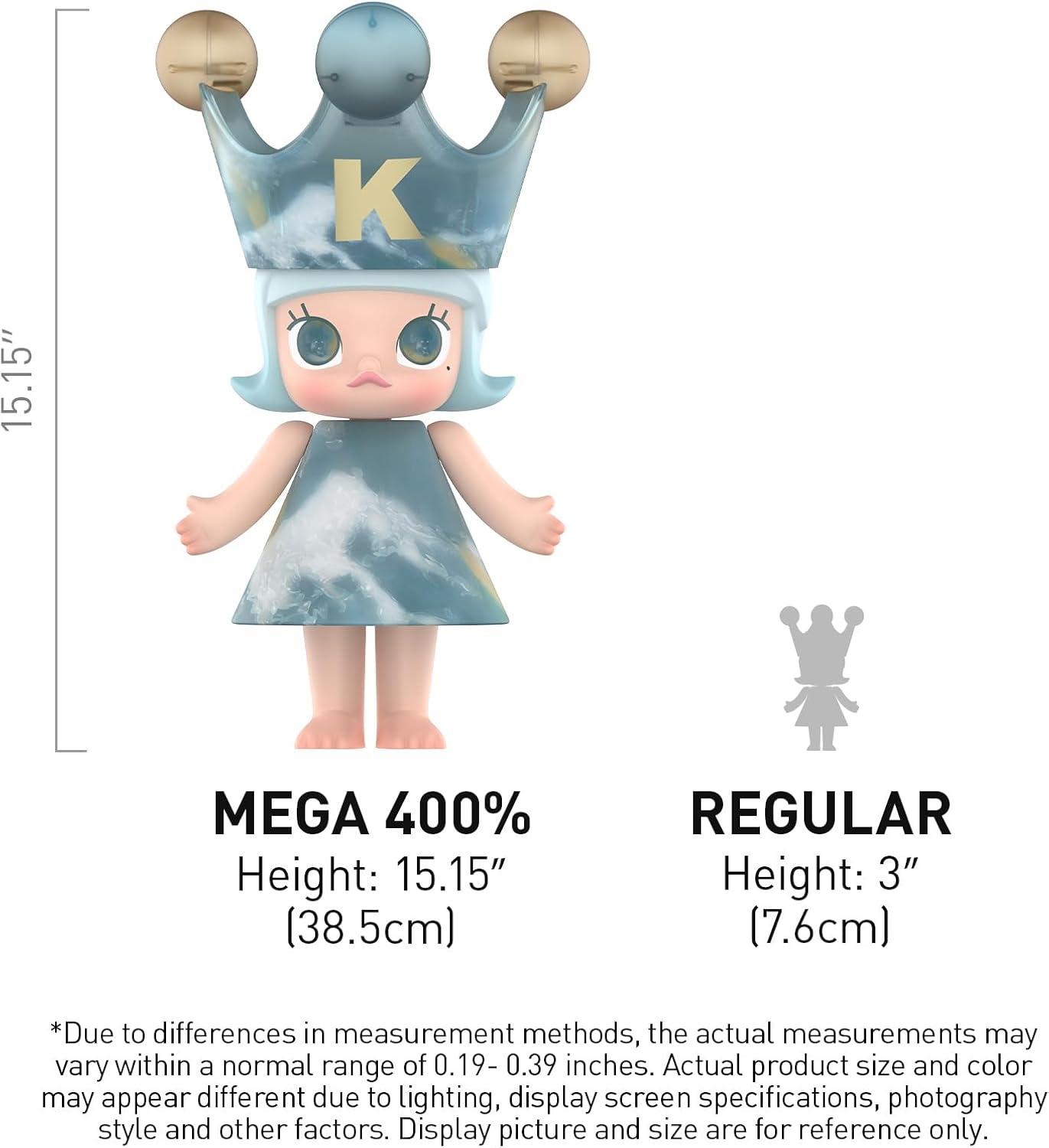 imagePOP MART MEGA Royal Molly 400 DIDIto Love 1515in385cm Figurine Toys for Mordern Home Dcor Collectible Art Toy