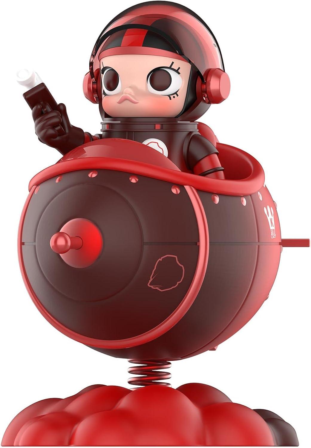 imagePOP MART MEGA Space Molly 100 BloomingRose Collection Figurine 433 Inch Height Toys for Modern Home Dcor Collectible Art Toy