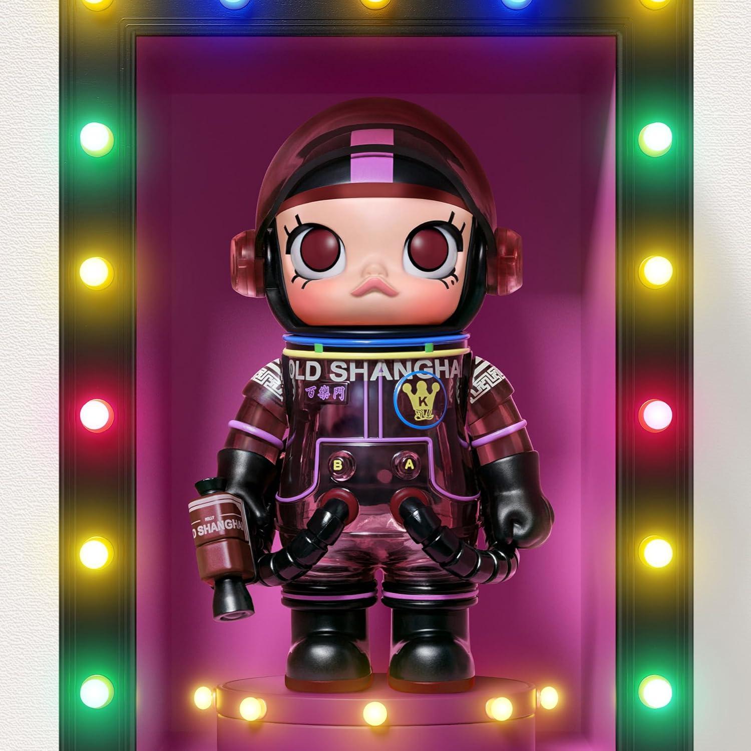 imagePOP MART MEGA Space Molly 100 Series4 Blind Box Figures Random Design Action Figures Collectible Toys Home Decorations Holiday Birthday Gifts for Girls and Boys Single BoxMega Space Molly 100 Series4