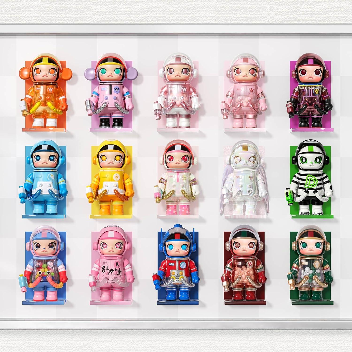 imagePOP MART MEGA Space Molly 100 Series4 Blind Box Figures Random Design Action Figures Collectible Toys Home Decorations Holiday Birthday Gifts for Girls and Boys Single BoxMega Space Molly 100 Series4