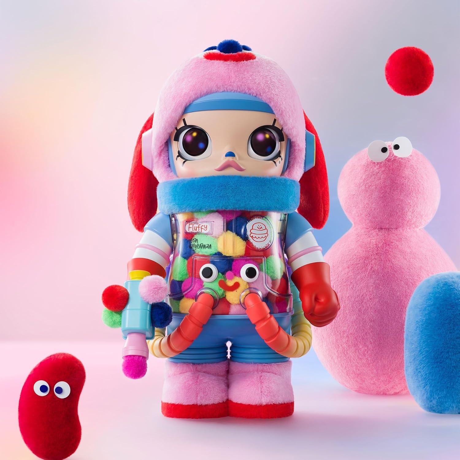 imagePOP MART MEGA Space Molly 1000 Jon Burgerman Collection Figurine 3071 Inch Height Toys for Modern Home Dcor Collectible Art Toy