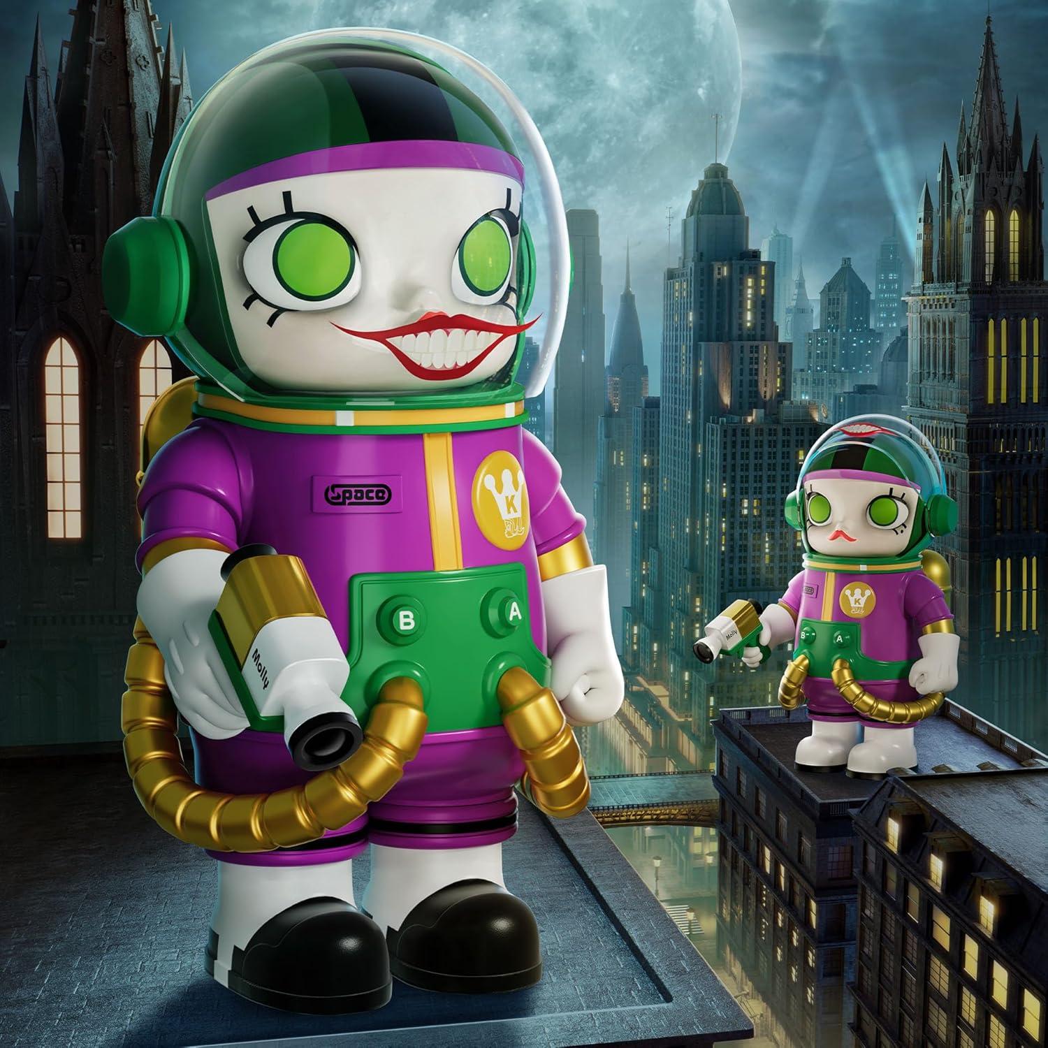 imagePOP MART MEGA Space Molly 400 Joker Collection Figurine 118 Inch Height Toys for Modern Home Dcor Collectible Art Toy
