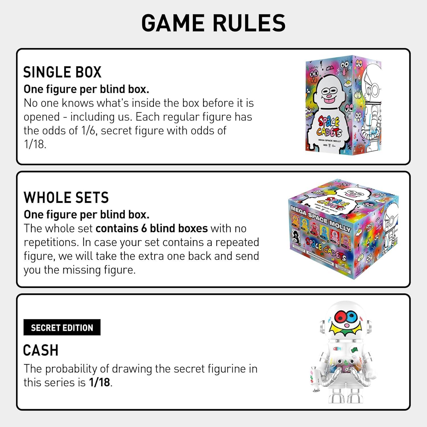 imagePOP MART MEGA Space Molly 400 Jon BURGERMAN Space Cadets Series 1161 Inch Height Random Design Toys for Modern Home Dcor Collectible Art Toy 1PC