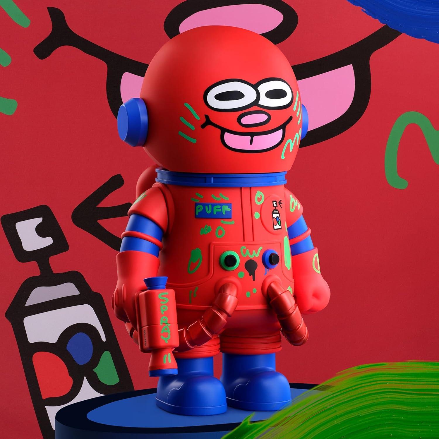 imagePOP MART MEGA Space Molly 400 Jon BURGERMAN Space Cadets Series 1161 Inch Height Random Design Toys for Modern Home Dcor Collectible Art Toy 1PC