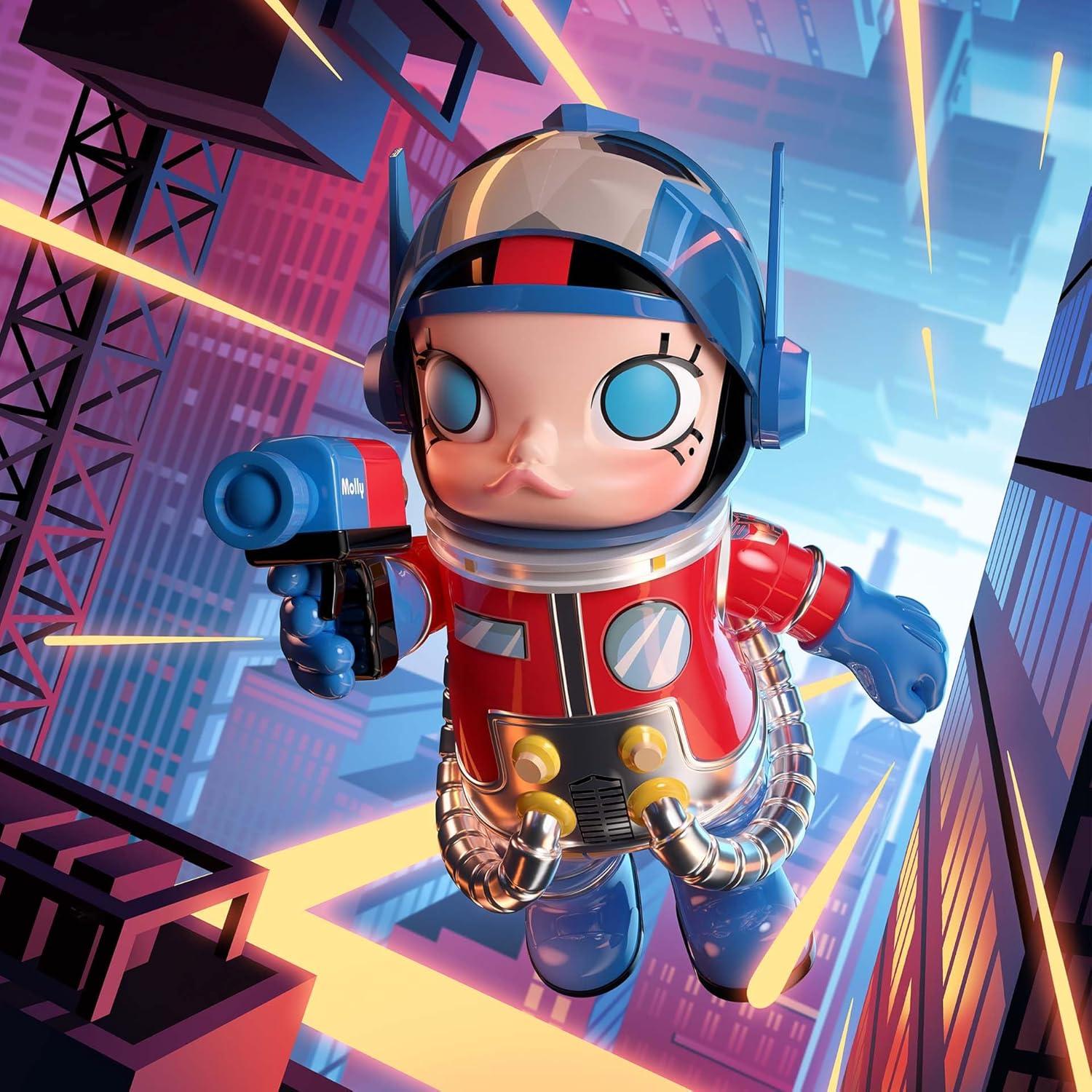 imagePOP MART MEGA Space Molly 400 Optimus Prime 116in295cm Figurine Toys for Mordern Home Dcor Collectible Art Toy 1PC