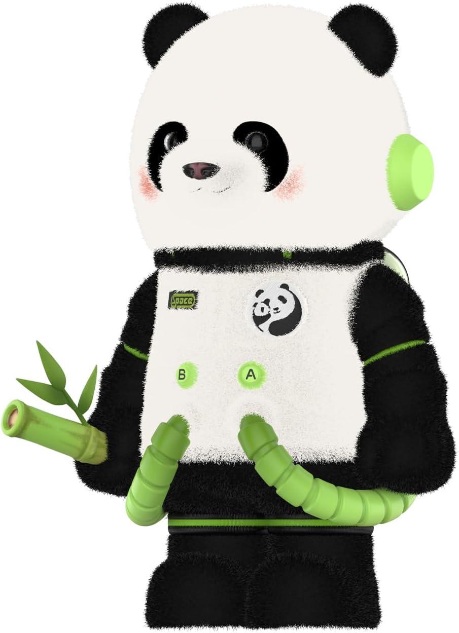 imagePOP MART MEGA Space Molly 400 Panda Collection Figurine 1181 Inch Height Toys for Modern Home Dcor Collectible Art Toy