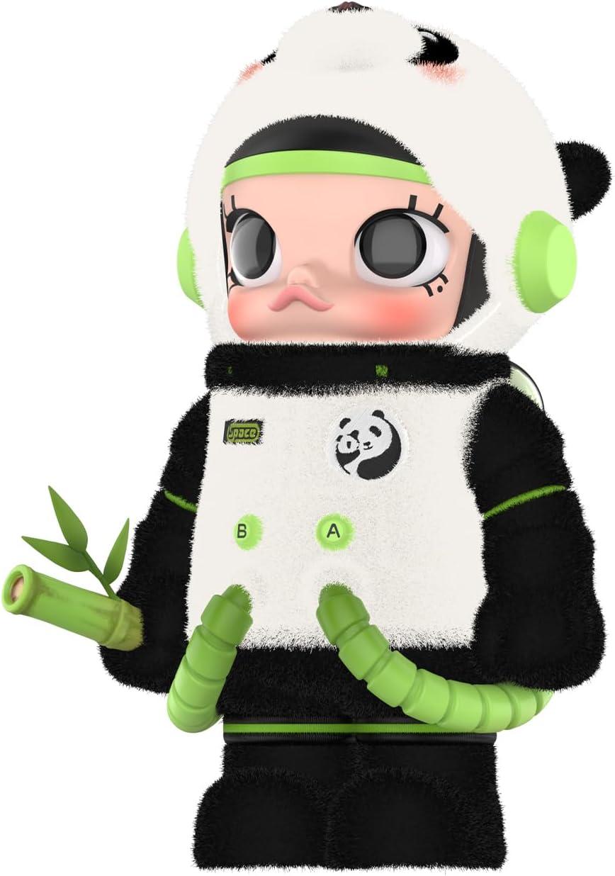 imagePOP MART MEGA Space Molly 400 Panda Collection Figurine 1181 Inch Height Toys for Modern Home Dcor Collectible Art Toy