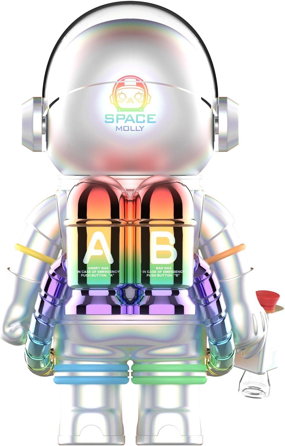 imagePOP MART MEGA Space Molly 400 Rainbow 20 116in295cm Figurine Toys for Mordern Home Dcor Collectible Art Toy