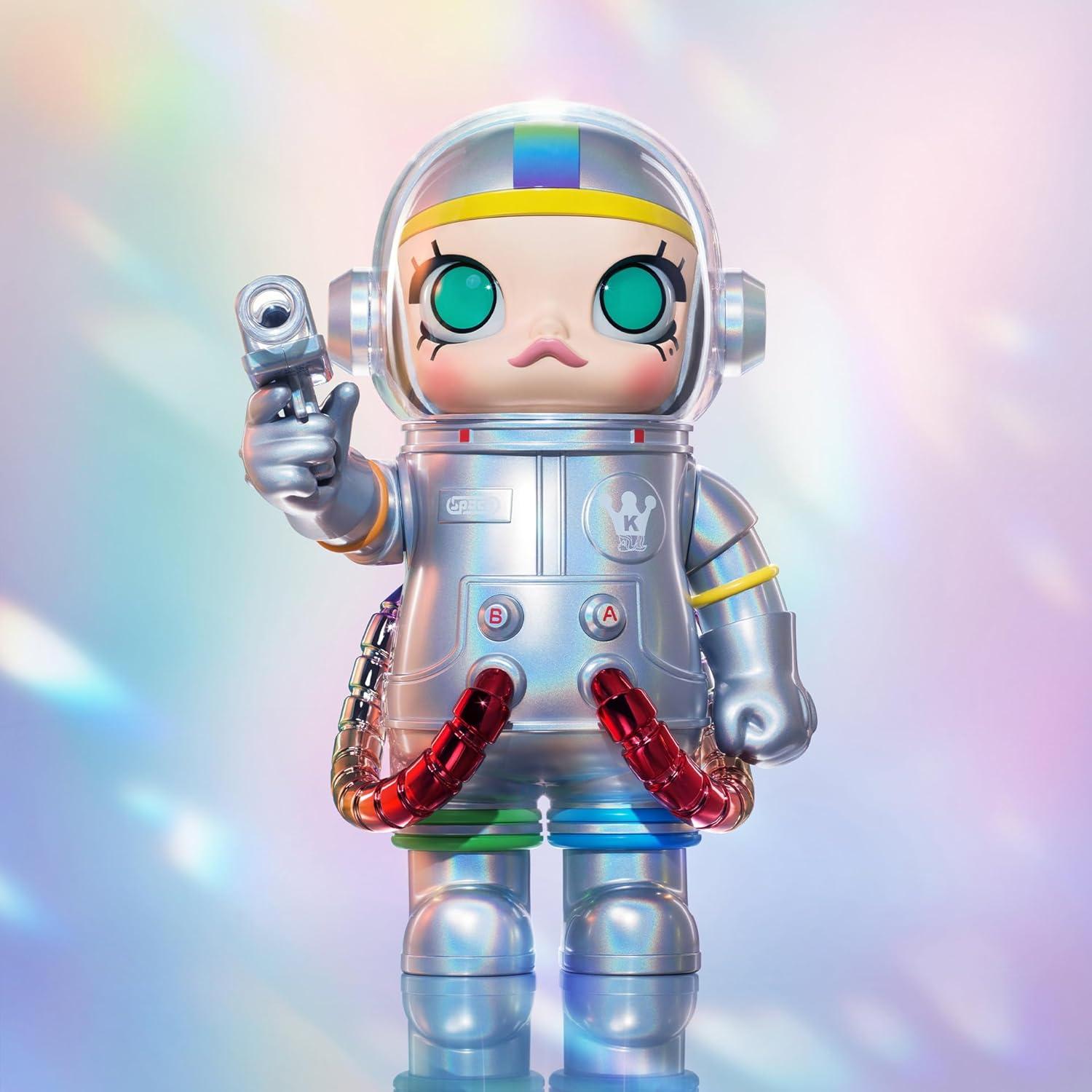 imagePOP MART MEGA Space Molly 400 Rainbow 20 116in295cm Figurine Toys for Mordern Home Dcor Collectible Art Toy