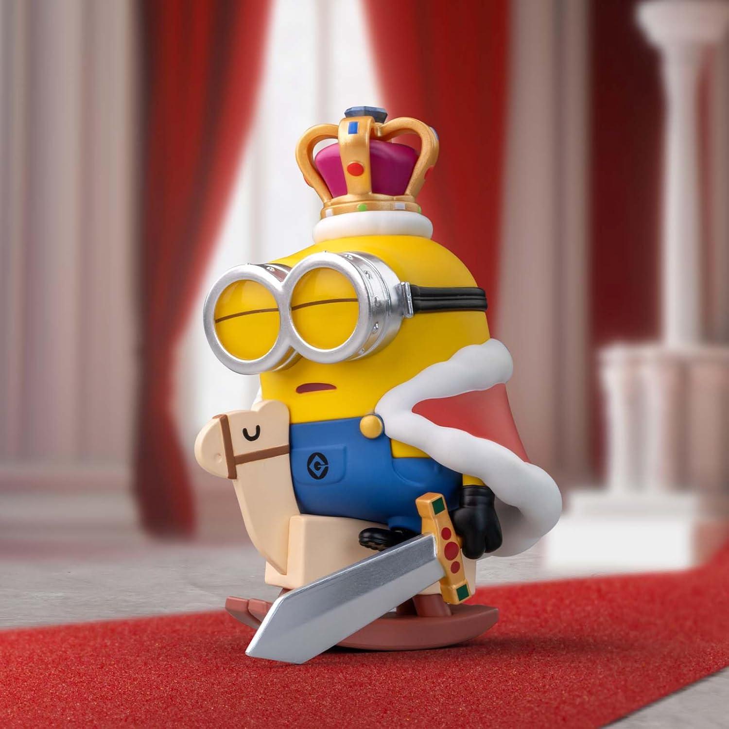 imagePOP MART Minions Lazy Every Day Series Figures 12PCs Blind Box Figures Random Design Action Figures Collectible Toys Home Decorations Holiday Birthday Gifts Whole Set