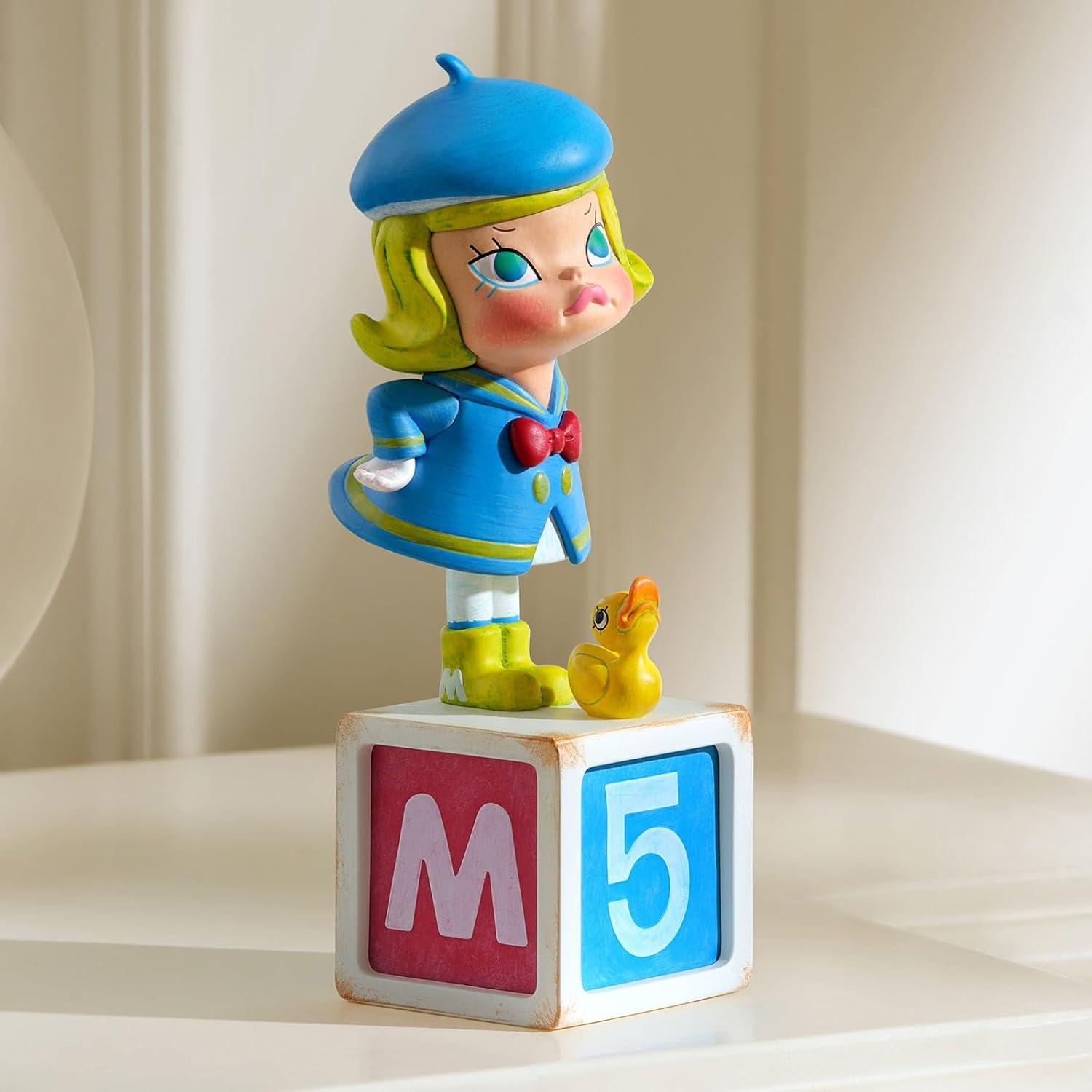 imagePOP MART Molly Anniversary Statues Classical Retro 2 Series Figures Molly Blind Box Figures Random Design Action Figures Collectible Toys Home Decorations Holiday Birthday Gifts Single BoxMolly Anniversary Statues Classical Retro 2