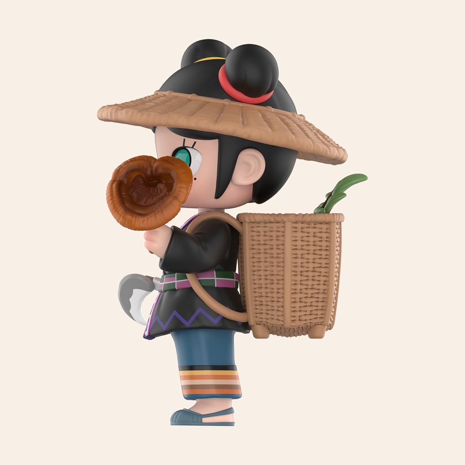 imagePOP MART Molly Chinese HerbalLing Zhi Figure 315 inches Height Toys for Modern Home Decor Collectible Toy Set for Desk Accessories